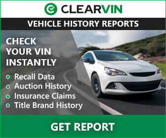 Clearvin vehicle history reports banner