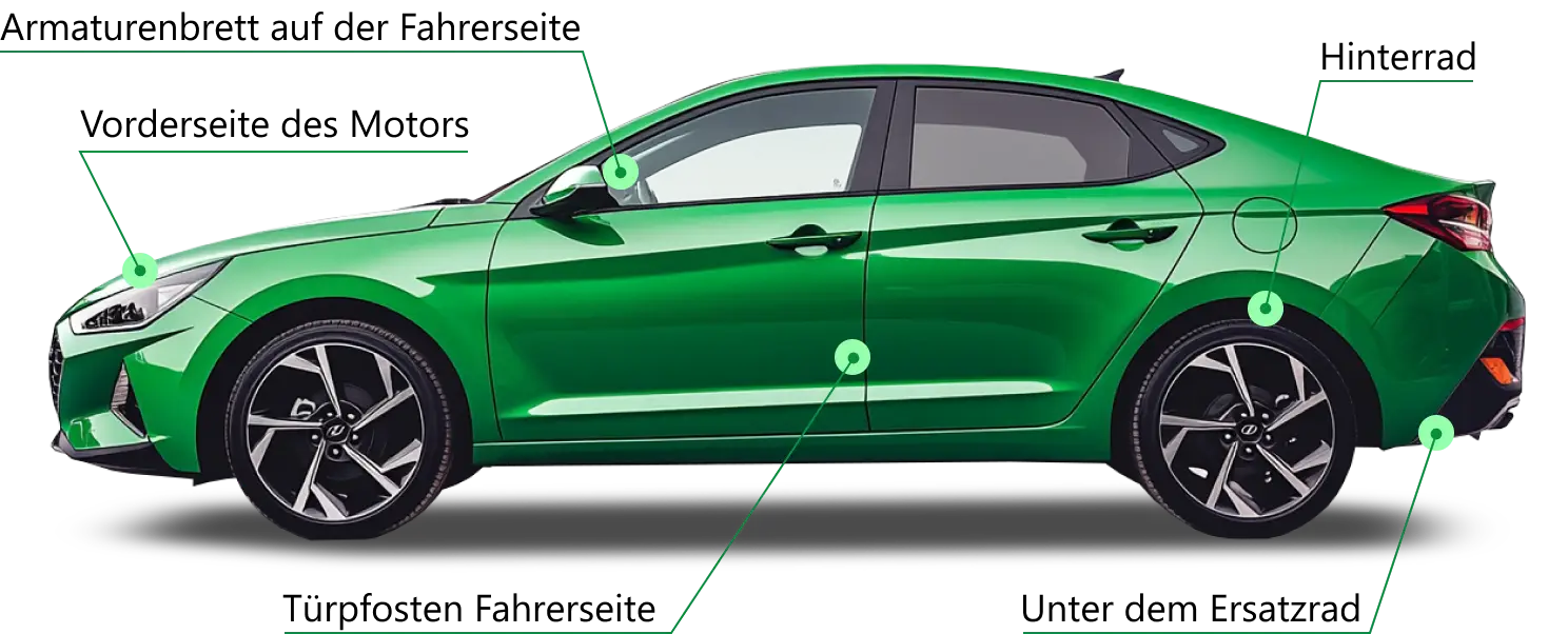 car vin location