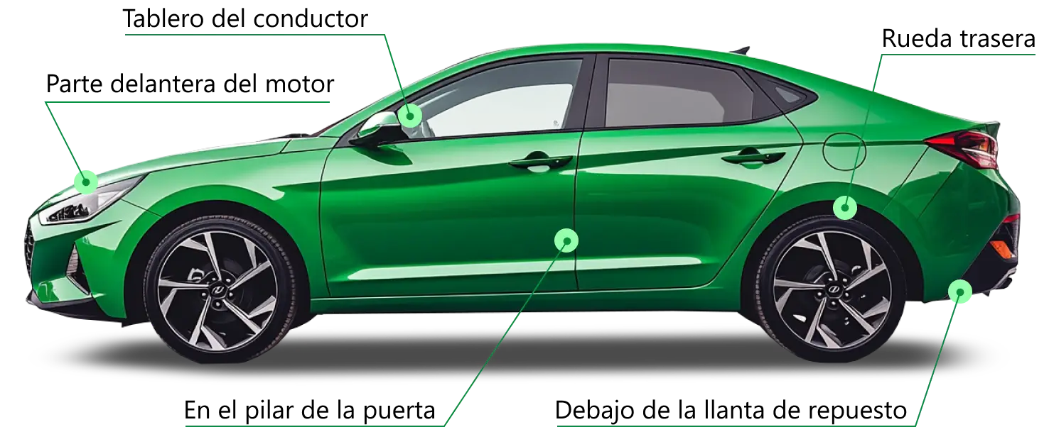 car vin location