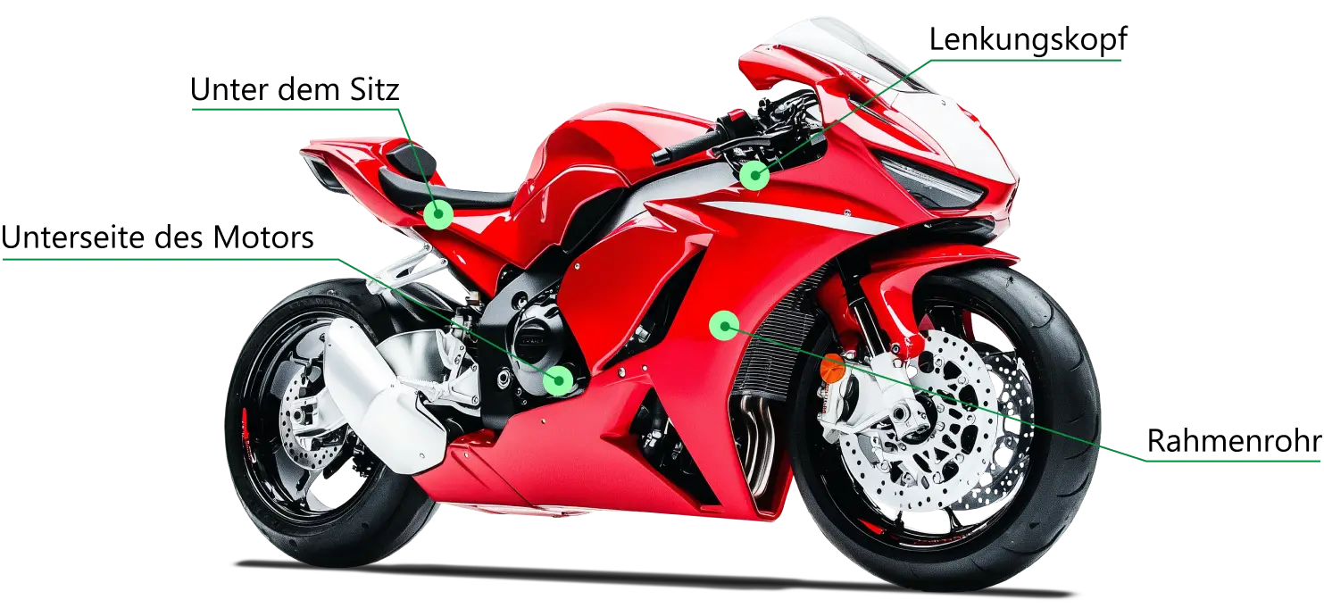 motorcycle vin location